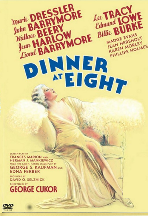 Dinner at Eight on DVD, Drama, Marie Dressler, John Barrymore