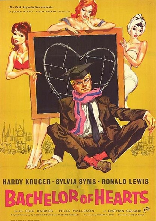 Bachelor of Hearts on DVD, Comedy, Hardy Krüger, Sylvia Syms