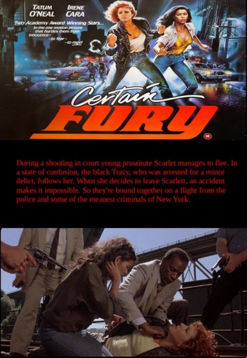 Certain Fury on DVD, Action, Tatum O'Neal, Irene Cara
