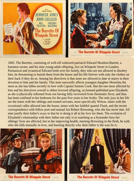The Barretts of Wimpole Street on DVD,  Biography, Jennifer Jones, John Gielgud
