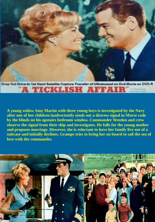 A Ticklish Affair on DVD, Comedy, Shirley Jones, Gig Young