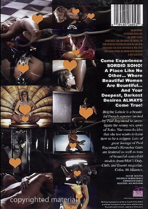Paul Raymond's Erotica on DVD, Drama, Brigitte Lahaie, Diana Cochran
