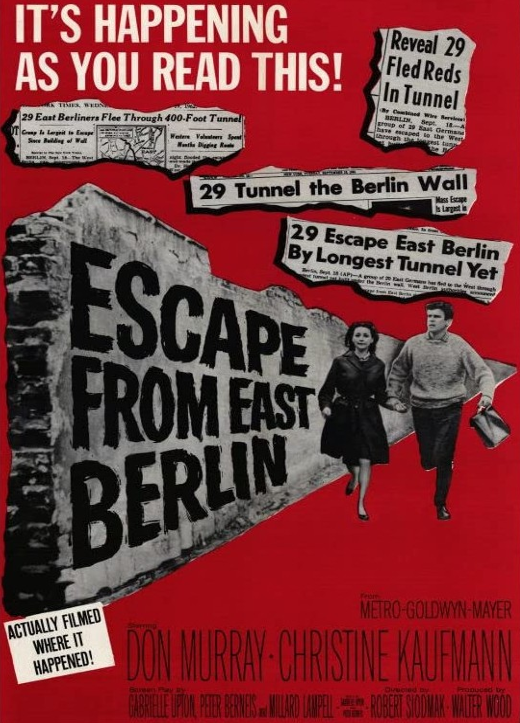 Escape from East Berlin on DVD, Drama, Don Murray, Christine Kaufmann