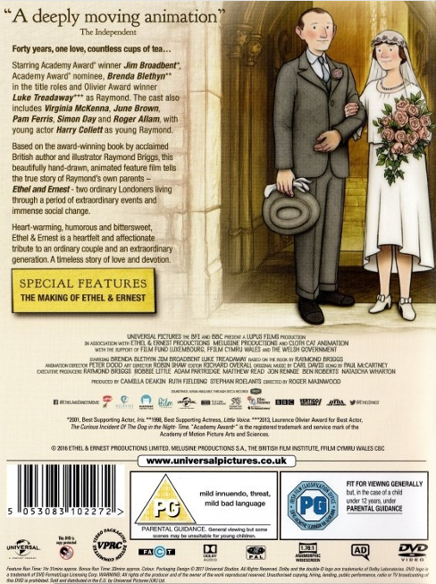 Ethel & Ernest on DVD, Drama, Jim Broadbent, Brenda Blethyn