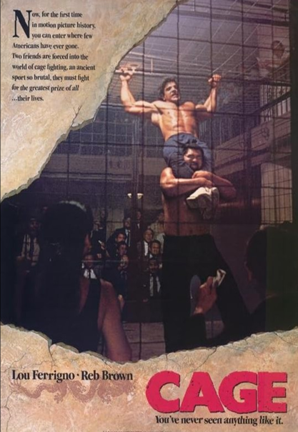 Cage on DVD, Action, Lou Ferrigno, Reb Brown