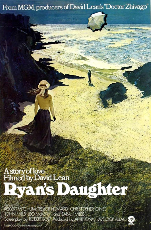 Ryan's Daughter on DVD, Drama, Romance,  Robert Mitchum,Trevor Howard, John Mills