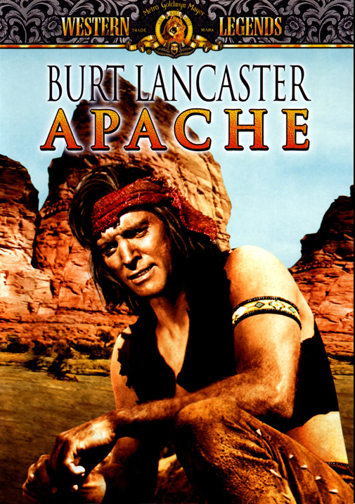 Apache on DVD, Western,  Burt Lancaster, Jean Peters