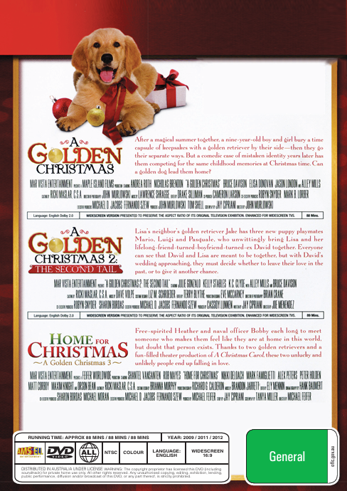 A Golden Christmas on DVD, Romance,  Andrea Roth, Nicholas Brendon