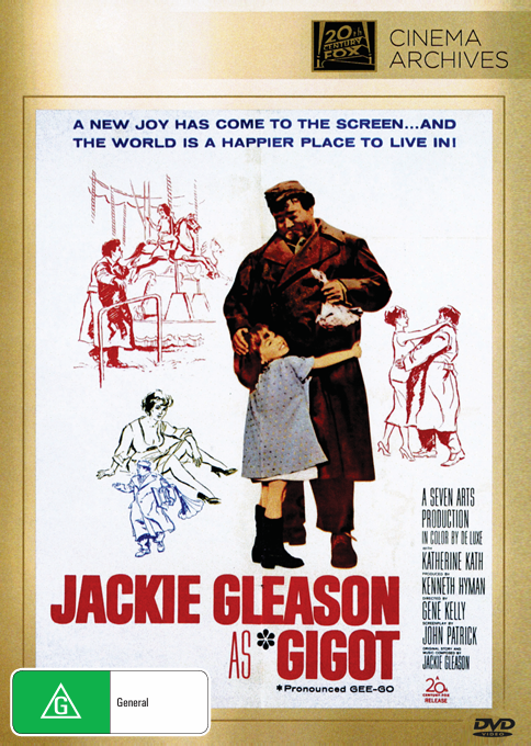 Gigot on DVD,  Comedy, Jackie Gleason, Katherine Kath