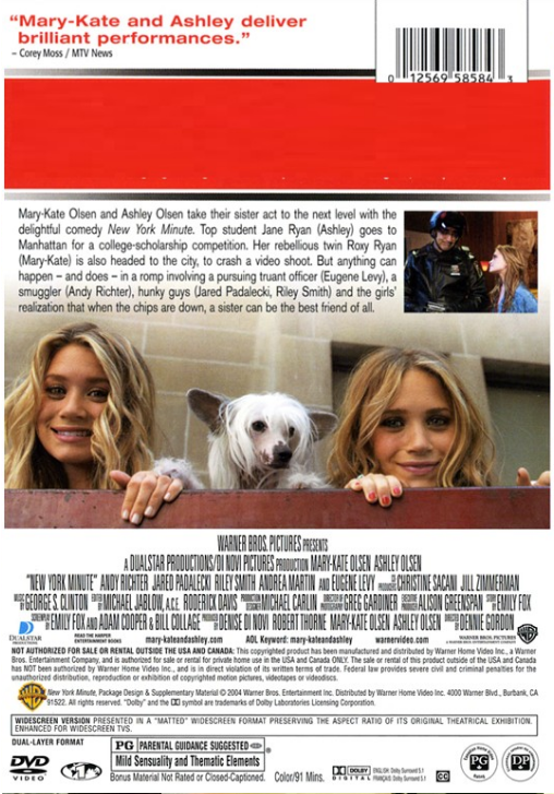 New York Minute on DVD, Family, Mary-Kate Olsen, Ashley Olsen