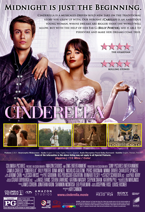 Cinderella on DVD, Comedy, Camila Cabello, Billy Porter