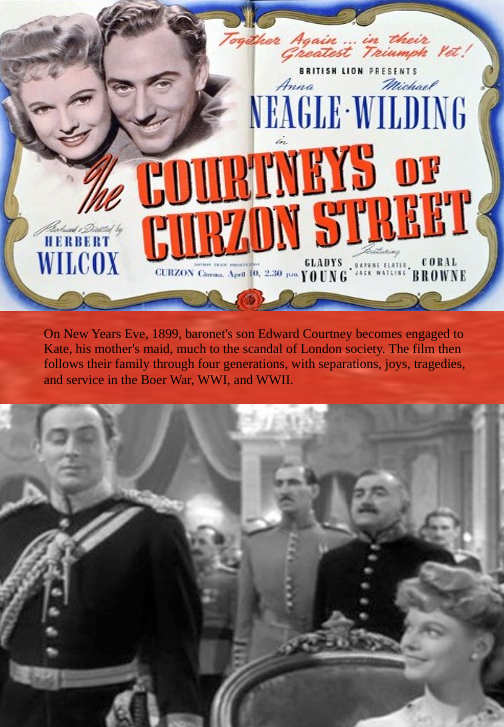 The Courtneys of Curzon Street on DVD, Drama, Anna Neagle, Michael Wilding
