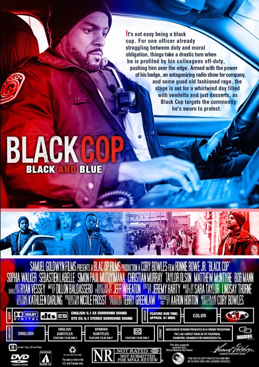 Black Cop on DVD, Crime, Ronnie Rowe, Sophia Walker