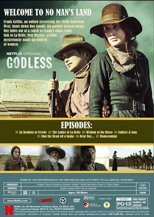 Godless on DVD, Action, Jack O'Connell, Michelle Dockery