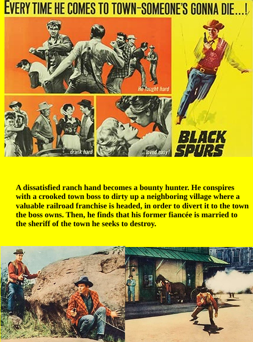 Black Spurs on DVD, Drama, Rory Calhoun, Linda Darnell