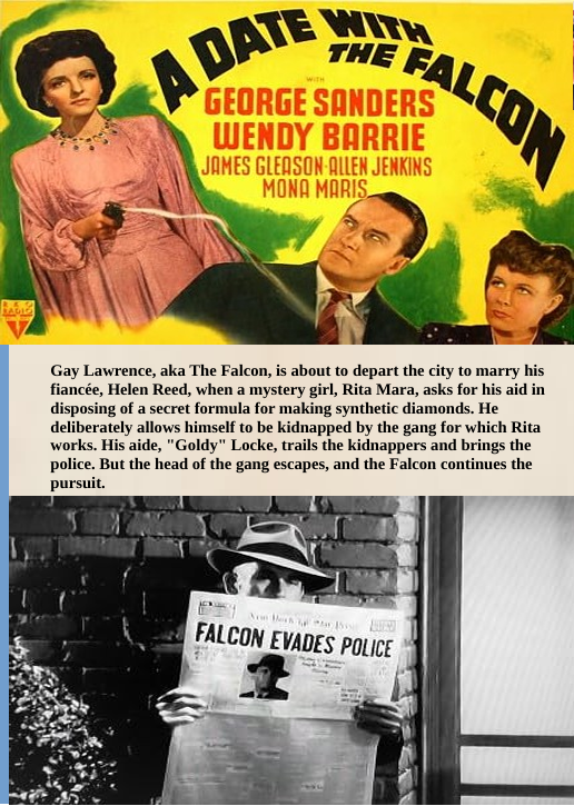 A Date with the Falcon on DVD, Crime, George Sanders, Wendy Barrie