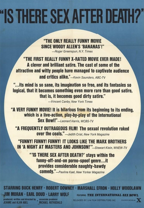 Is There Sex After Death on DVD, Comedy, Alan Abel, Buck Henry