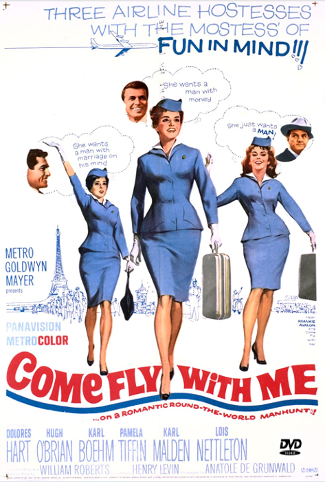 Come Fly with Me on DVD, Comedy, Dolores Hart, Hugh O'Brian