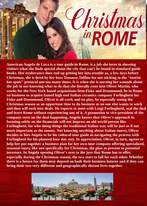 Christmas in Rome on DVD, Drama, Lacey Chabert, Sam Page