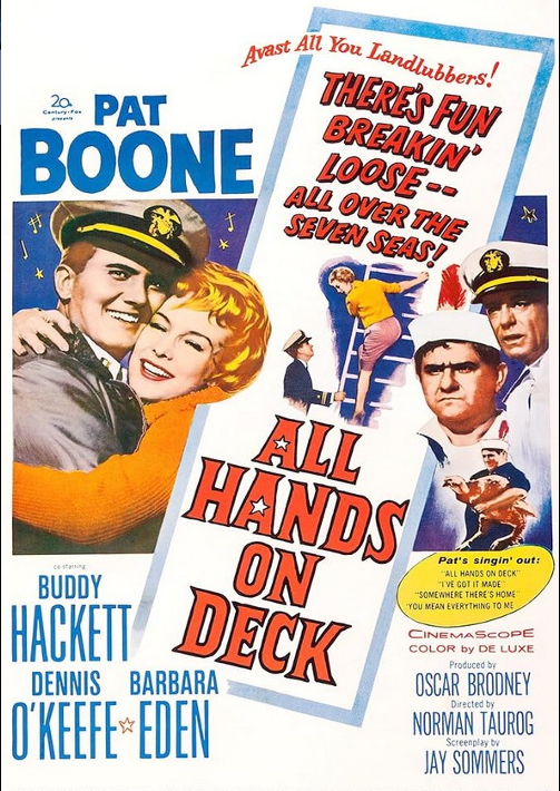 All Hands on Deck on DVD, Comedy, Pat Boone, Buddy Hackett