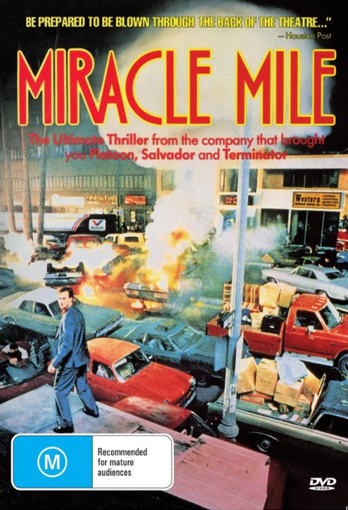 Miracle Mile on DVD, Action, Anthony Edwards, Mare Winningham