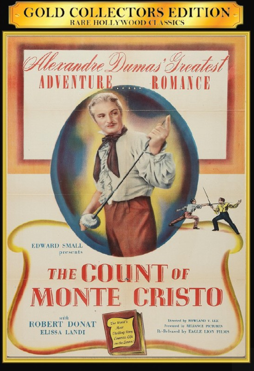 The Count of Monte Cristo on DVD, Action, Robert Donat, Elissa Landi
