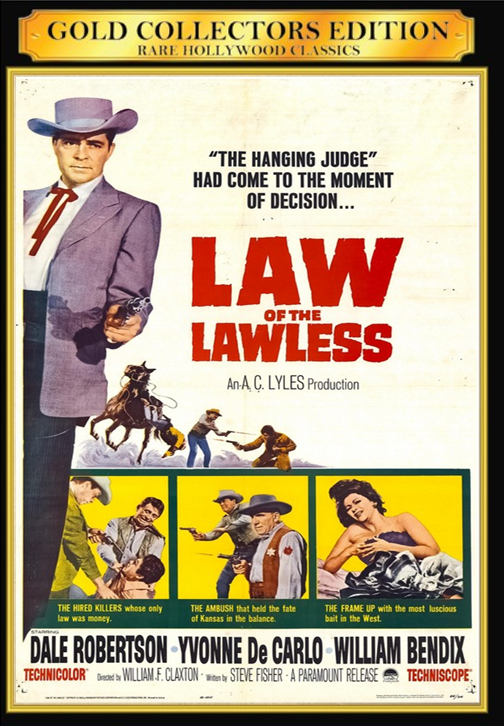 Law of the Lawless on DVD, Drama, Dale Robertson, Yvonne De Carlo