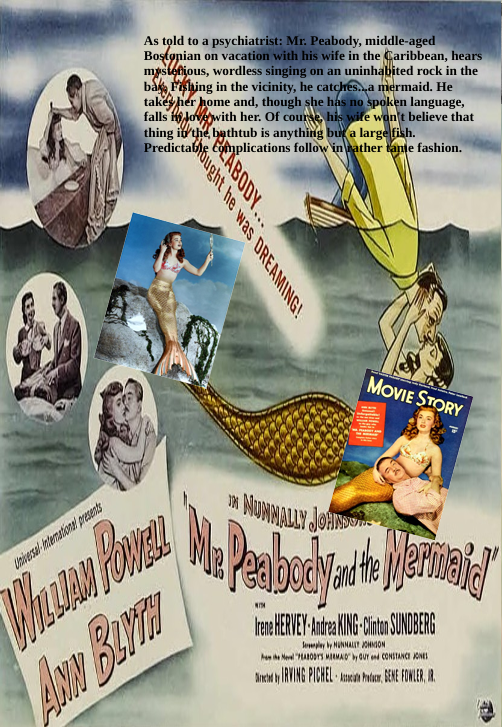 Mr. Peabody and the Mermaid on DVD, Comedy, William Powell, Ann Blyth