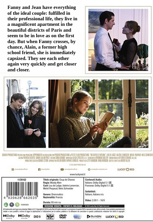 Coup de Chance on DVD, Drama, Lou de Laâge, Niels Schneider