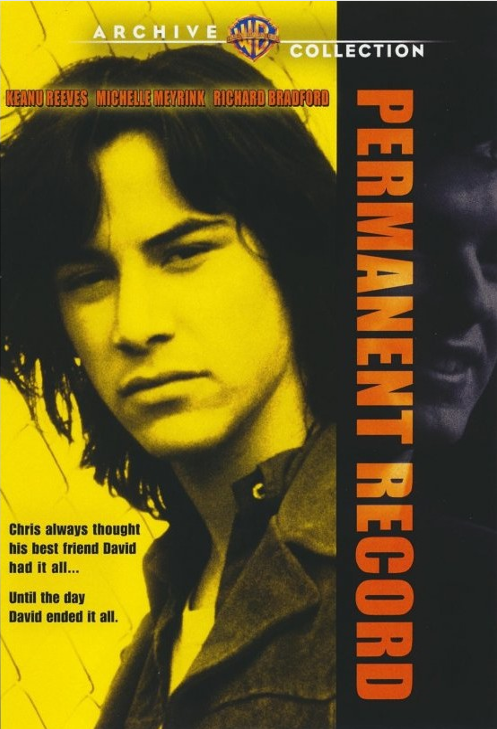 Permanent Record on DVD, Drama, Alan Boyce, Keanu Reeves