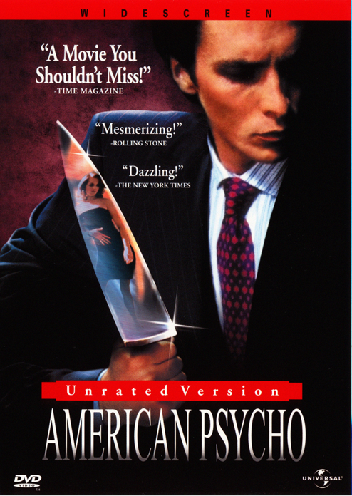 American Psycho on DVD, Crime, Christian Bale, Justin Theroux