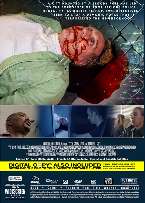 Amityville Cop on DVD, Horror, Jason Toler, Nicole D'Angelo