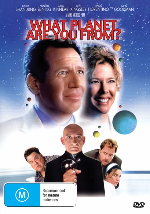 What Planet Are You From? on DVD, Comedy, Garry Shandling, Annette Bening