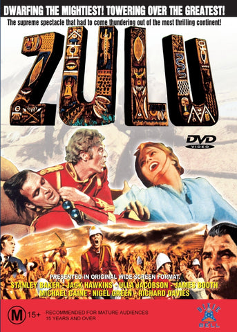 Zulu, DVD, War, Michael Caine, Stanley Baker, Jack Hawkins